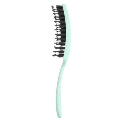 Spazzola Per Bambini Con Setole Naturali Di Cinghiale + Nylon, Finger Combo Kids Mini Mint - Foto 2