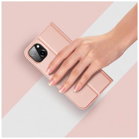 Skin Pro Custodia Con Coperchio Pieghevole Per Iphone 14 Plus Rosa - Foto 1