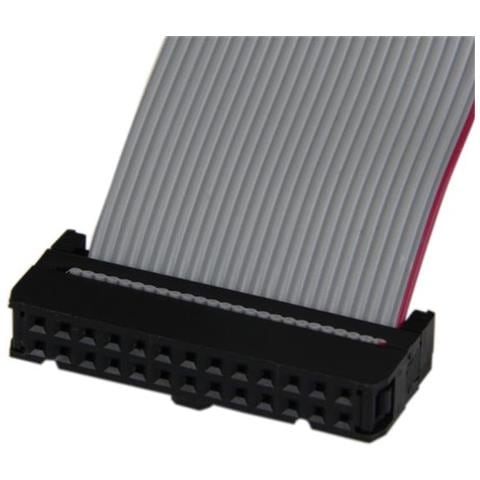 Adattatore cavo collettore porta parallela 40 cm basso profilo con staffa - DB25 (F) a IDC26 - Foto 3