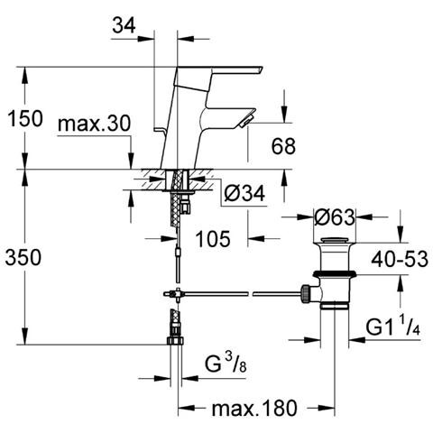 Feel Miscelatore Monocomando Lavabo - Foto 5