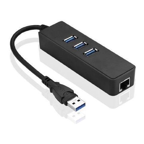 USB3.0 HUB w. Gigabit Ethernet - Foto 1