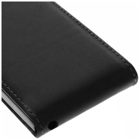 Custodia Flip Verticale In Similpelle Per Apple Iphone Se, 5 E 5s - Nera - Foto 10