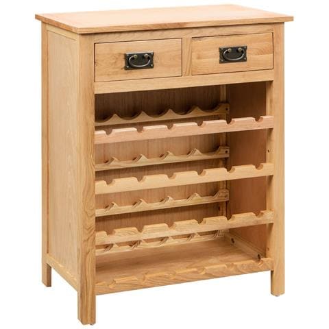 Cantinetta Portavini 72x32x90 cm in Massello di Rovere - Foto 1