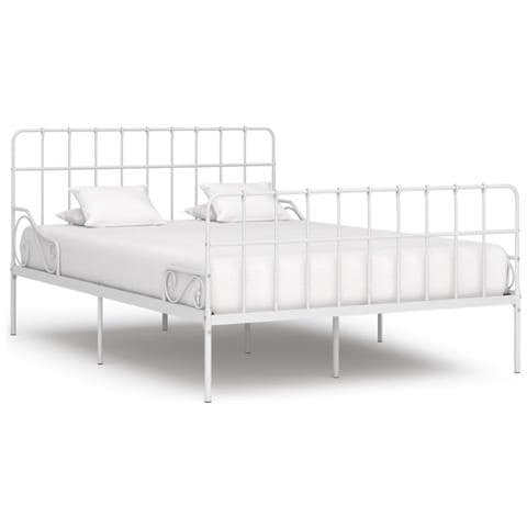 Giroletto Con Doghe Bianco In Metallo 120x200 Cm - Foto 1