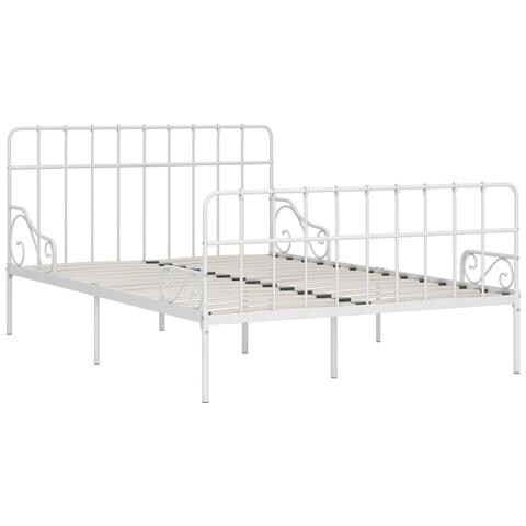 Giroletto Con Doghe Bianco In Metallo 120x200 Cm - Foto 2