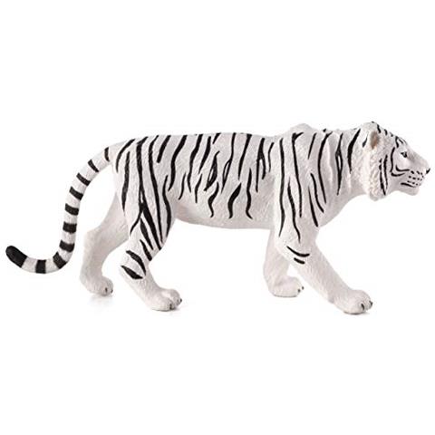 Mojo Statua Forma Di Tigre Dipinta A Mano Bianco Colorato Giocattolo Da Collezione 387.013 - Foto 2