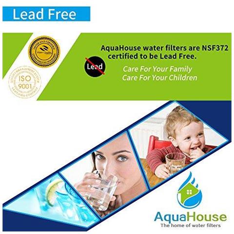 2x Aquahouse Ah-uif Esterna Universale Frigorifero Filtro Acqua Adatta Samsung Lg Daewoo Rangemaster Beko Haier Ecc Piccolo Freezer (filtri Sostituisce Esterno Solo)  - Foto 2