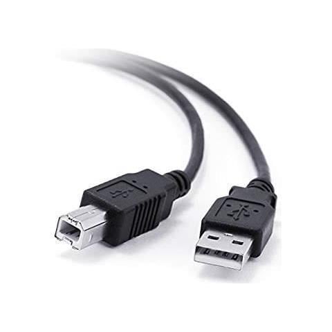 Cavo Usb 2.0 Usb-a / Usb-b - Maschio / Maschio - Nero - 1.8 M - Clip - Foto 1