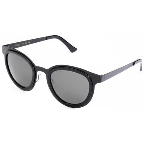 Occhialida Sole Unisex Felicite-black-01 Nero (ø 47 Mm) - Foto 1