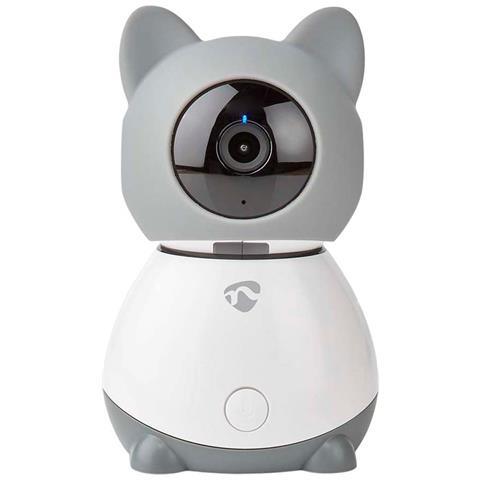 Telecamera Interno Connessa Wi-fi Full Hd 1080p Motorizzata Slot Microsd, Bianco / Grigio - Foto 2