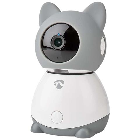 Telecamera Interno Connessa Wi-fi Full Hd 1080p Motorizzata Slot Microsd, Bianco / Grigio - Foto 6