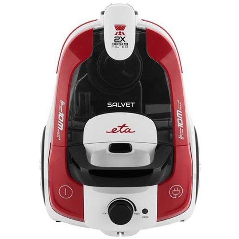 Aspirapolvere Salvet 051390000 Senza Sacco, Potenza 700 W, Capacità Polvere 2,2 L, Rosso - Foto 1