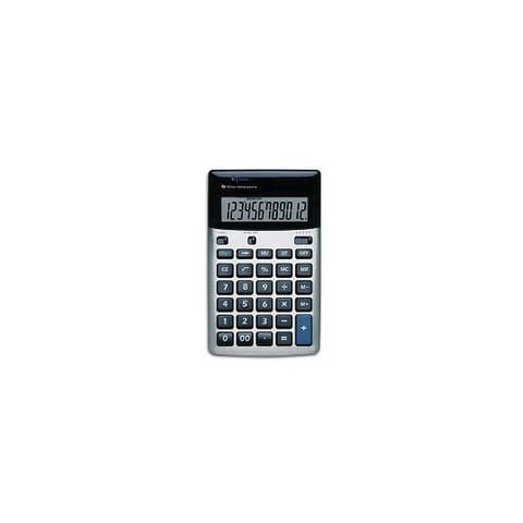 TI-5018 SV, Scrivania, Basico, Nero, Argento, Pulsanti, Batteria / Solare - Foto 1