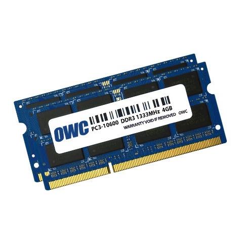 1333DDR3S08S, DDR3, Computer portatile, 204-pin SO-DIMM, 256M x 8, 0 - 85 °C, 2 x 4 GB - Foto 1