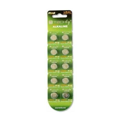 Batteria a Bottone Alcalina AG13 LR44 A76 GP76A 357 (set 10 pz) (IBT-KLR44) , Alcalino, Button / coin, LR44, Argento, Blister - Foto 1