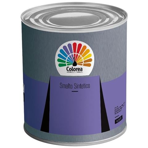 Smalto Sintetico Lt. 2,5 Grigio Metallo X 2 Pz Colorea - Foto 2