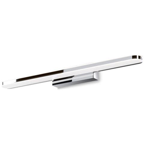 Applique Da Parete Moderno Epic Metallo Cromo Acrilico 1 Luce Led 12w - Foto 3