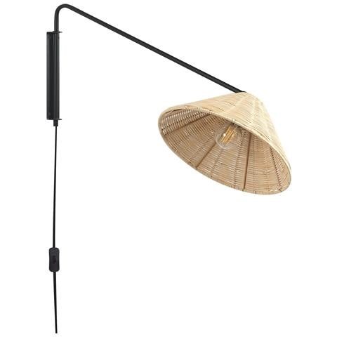 Lampada Da Parete Rattan Naturale Palena - Foto 6