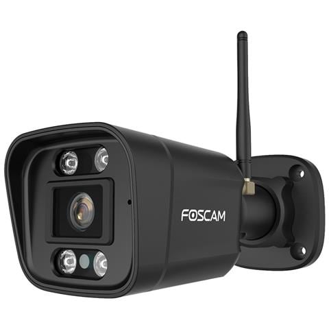 Telecamera Wifi Da Esterno Con Faretti E Sirena - V8p Nero - Foto 1