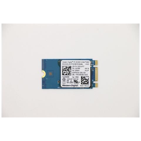 Ssd M.2 Pcie Nvme Fru Ssd - 128gb Rohs Wd M.2-2242 Sn520 - 128gb Gen3x2 - Warranty: 6m - Foto 1
