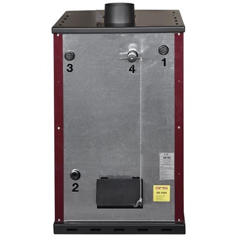 Stufa A Legna Con Forno 27,6kw Termostufa Boiler 38lt Elsa Rossa - Foto 4