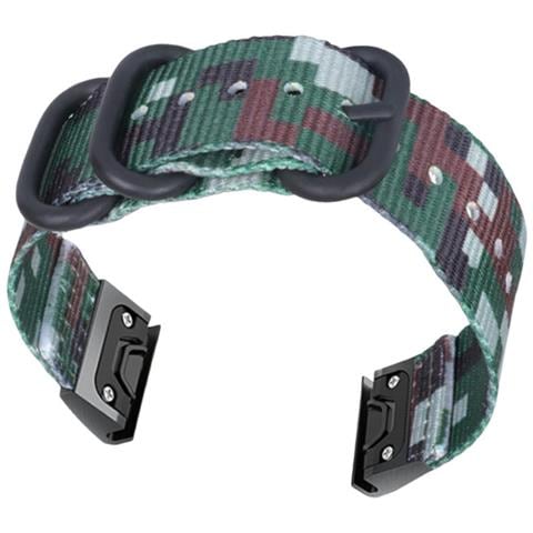 Cinturino Per Orologio Garmin Quick Release Fenix 5x 6x In Nylon Tattico 26 Mm - Foto 4