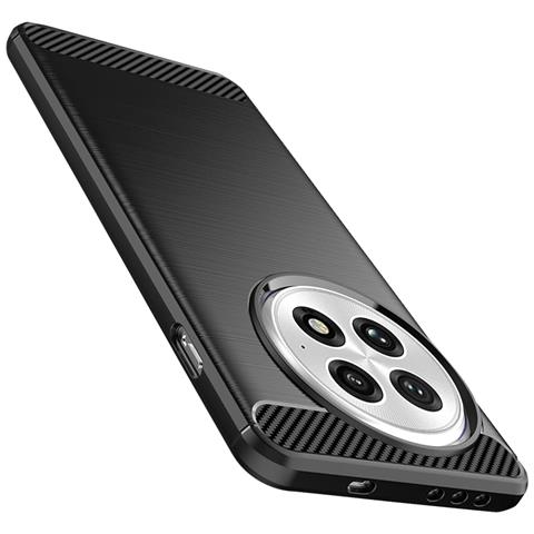 Custodia Oneplus 13 Silicone Design Carbonio Spazzolato - Foto 2