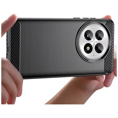 Custodia Oneplus 13 Silicone Design Carbonio Spazzolato - Foto 5