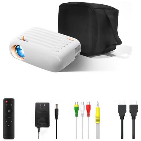 Proiettore B1 Wifi Lcd, Hd720p, Duplicazione Dello Schermo Per Ios E Android. Usb/hdmi/av. Da 32 A 176 Pollici, 3000lm. Con Telecomando. - Foto 2