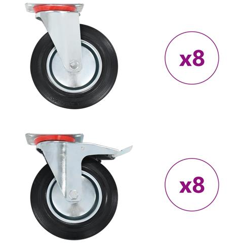 Ruote Girevoli 16 Pz 200 Mm - Foto 2