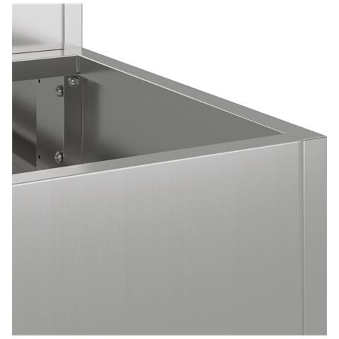 Fioriera da Giardino a 3 Piani 90x90x35 cm in Acciaio Zincato - Foto 9