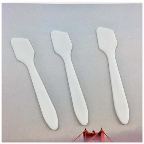 10 Pezzi Spatole Per Maschere Facciali, Applicatori In Plastica Pp Da 8,2 Cm Per Bellezza Fai Da Te - Foto 2