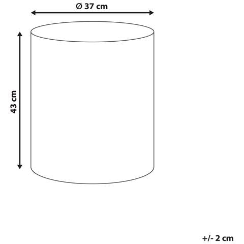 Tavolino Antelao 37 Cm 37 Cm Effetto Terrazzo Bianco - Foto 7