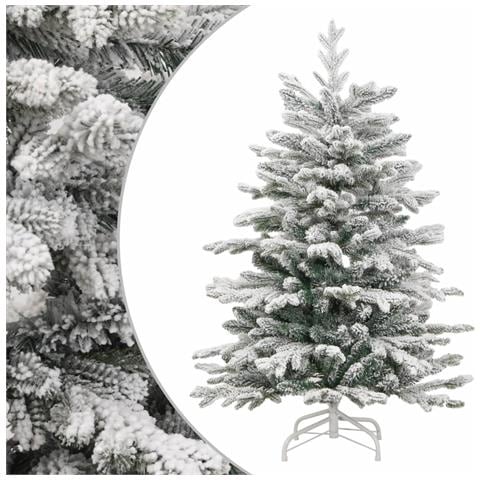 Albero Natale Artificiale Incernierato con Neve Fioccata 150 cm - Foto 2