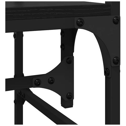 Guardaroba Rovere nero 89 x 39 x 184.5 cm Legno multistrato - Foto 9