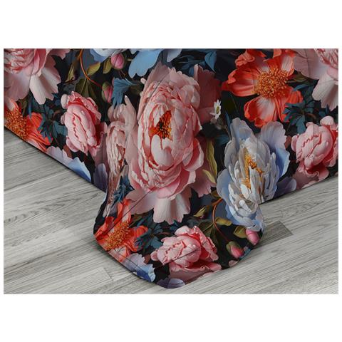 Trapunta Piumone Letto Invernale 300gr Microfibra Stampa Digitale Linea Flora 2 Piazze D6 - Foto 2