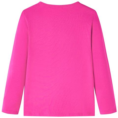 Maglietta da Bambina a Maniche Lunghe Rosa Scuro 104 - Foto 2