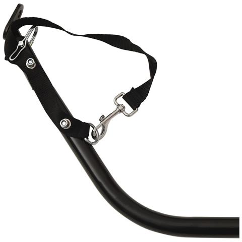 Rimorchio da Bici Nero e Arancione 30 kg in Ferro - Foto 9