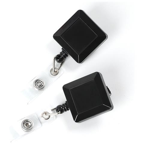 Clip Porta Badge Rotante - Porta Badge Id Retrattile Con Clip A Coccodrillo Girevole, Confezione Da 5 - Foto 3