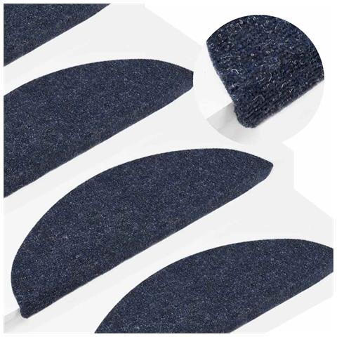 Tappetini Autoadesivi per Scale 30 pz Blu 56x17x3 cm - Foto 2