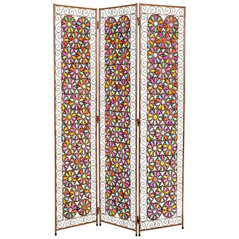 Paravento In Metallo E Acrilico Colorato 120x3x172 - Foto 2