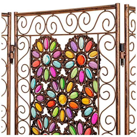 Paravento In Metallo E Acrilico Colorato 120x3x172 - Foto 7