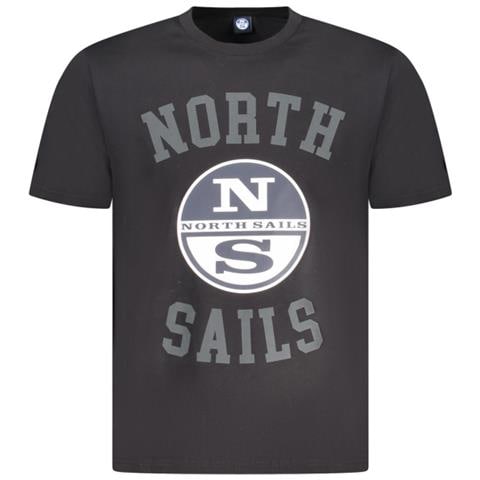 T-shirt maschile a maniche corte nera - Colore: Nero, Taglia: 3XL - Foto 1