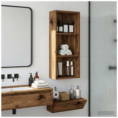 Armadio da bagno a muro Legno vecchio 30 x 14 x 70 cm - Foto 2
