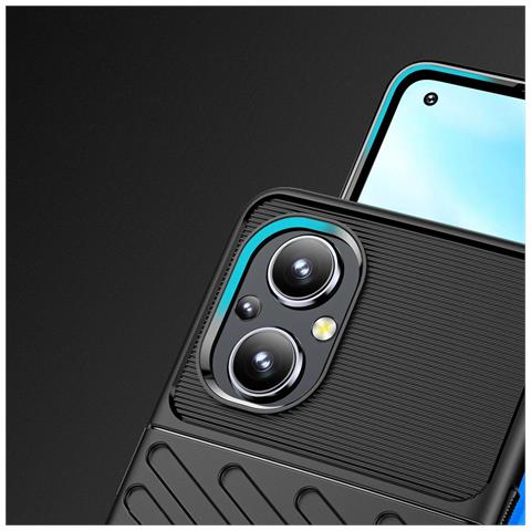 Thunder Case Custodia Flessibile E Rinforzata Per Oneplus Nord N20 5g, Nera - Foto 1