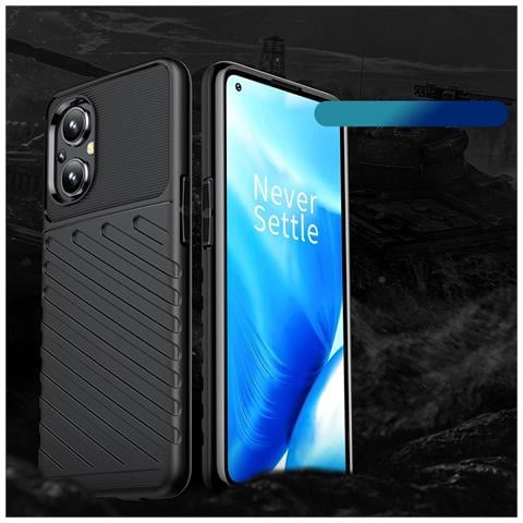 Thunder Case Custodia Flessibile E Rinforzata Per Oneplus Nord N20 5g, Nera - Foto 7