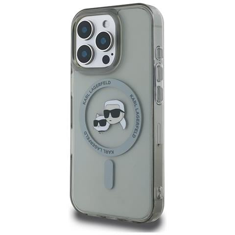 Custodia Iphone 16 Pro Max Karl Lagerfeld Nera Metallica - Una Scelta Elegante. - Foto 2