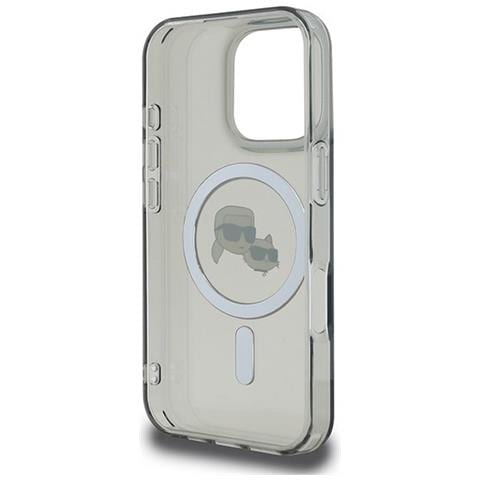 Custodia Iphone 16 Pro Max Karl Lagerfeld Nera Metallica - Una Scelta Elegante. - Foto 7