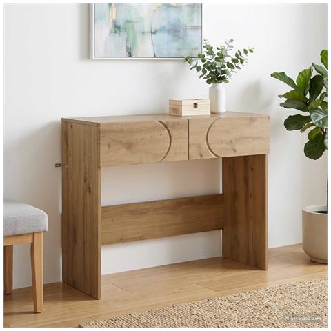 Consolle Rovere Artigianale 96,5 x 38 x 75 cm Legno multistrato - Foto 2