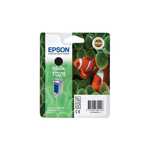 C13T02640120 Cartuccia Ink Originale Nera per Epson Stylus Foto 810/820/830/830U / 925/935 Capacità 540 Pagine - Foto 3